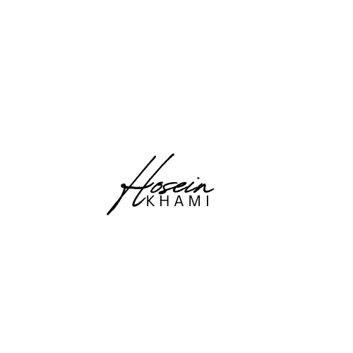 Black and White Minimalist Personal Logo